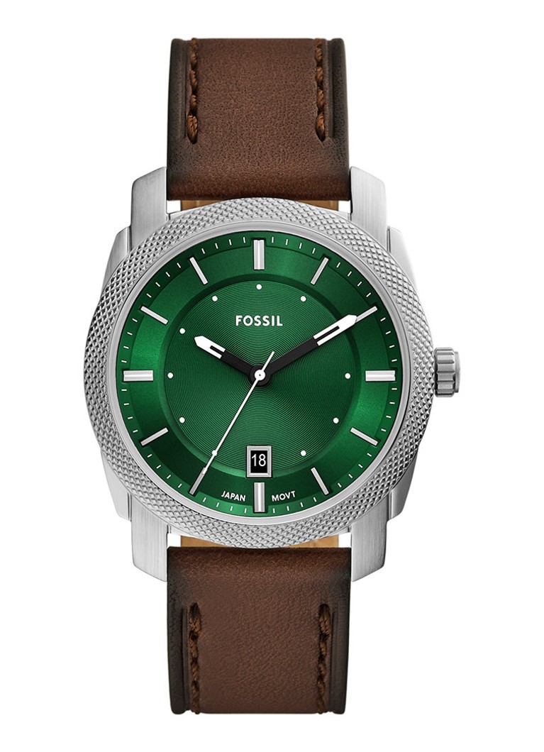 Fossil Heren Machine horloge FS6085 in de kleur Zilver