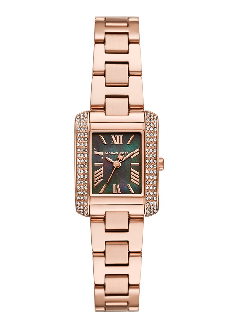 Michael Kors Dames Emery horloge MK4868 in de kleur Roségoud