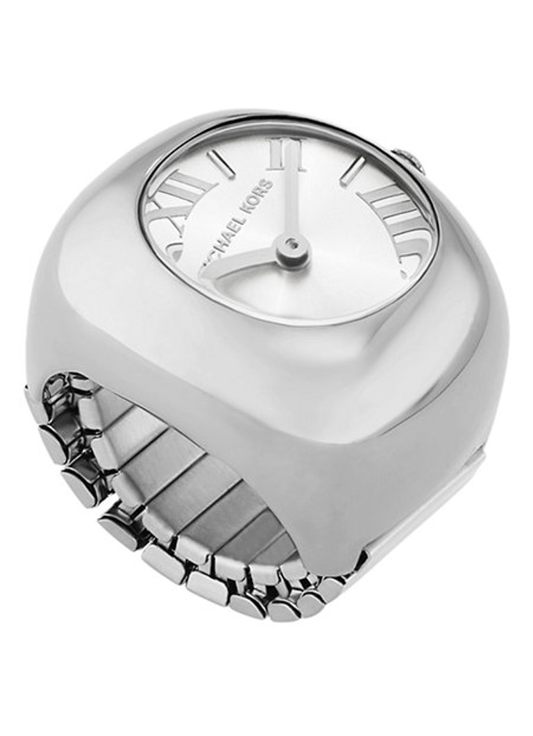 Michael Kors Dames Rylee horloge ring MK4873 in de kleur Zilver