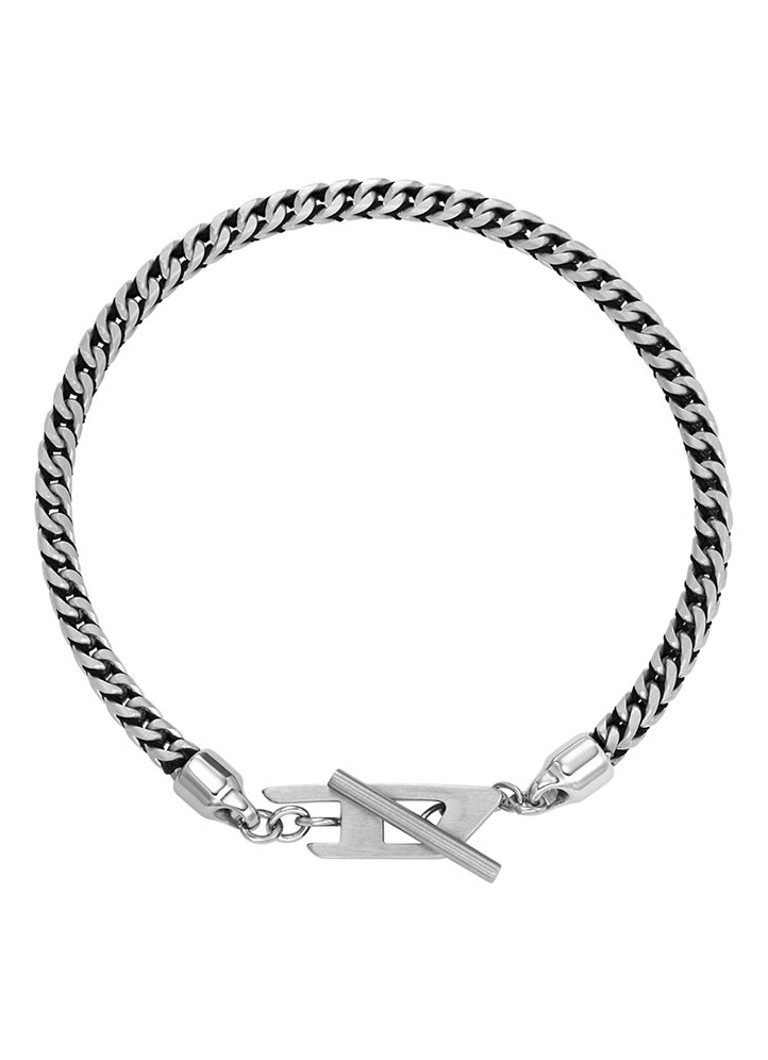 Diesel Dames Armband DX1551040 in de kleur Zilver