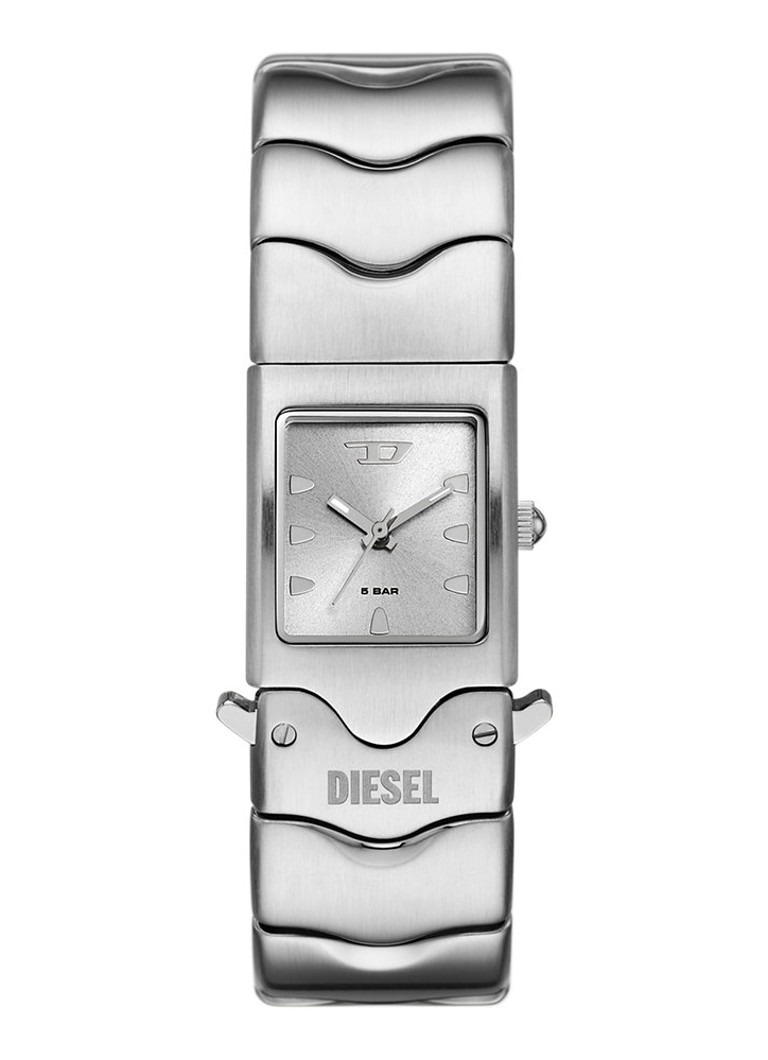 Diesel Heren Closer horloge DZ2222 in de kleur Zilver