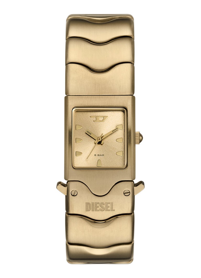 Diesel Heren Closer horloge DZ2223 in de kleur Goud