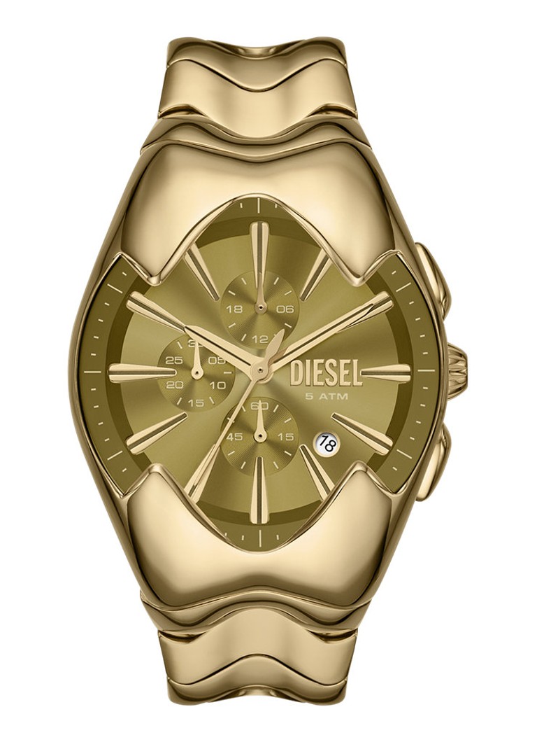 Diesel Heren Mercurial horloge DZ4681 in de kleur Goud