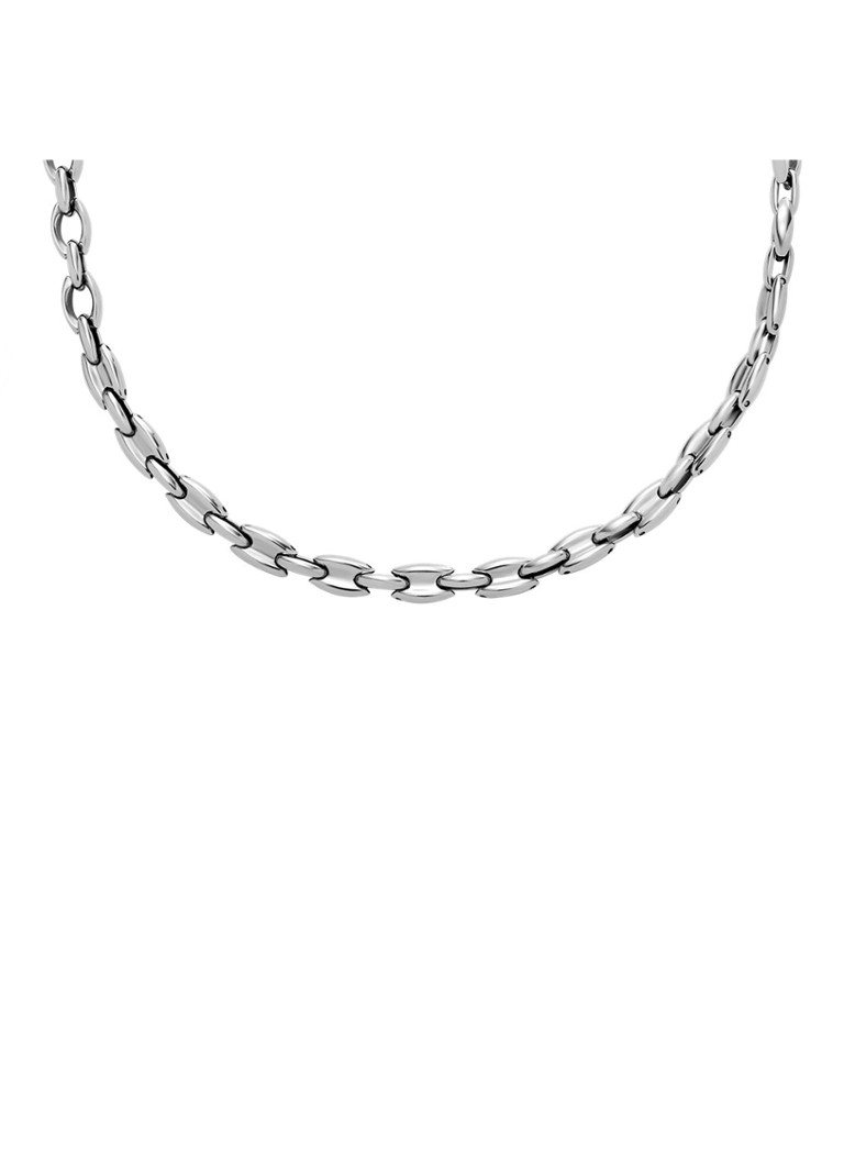 Diesel Dames Metamorph schakelketting DX1582040 in de kleur Zilver