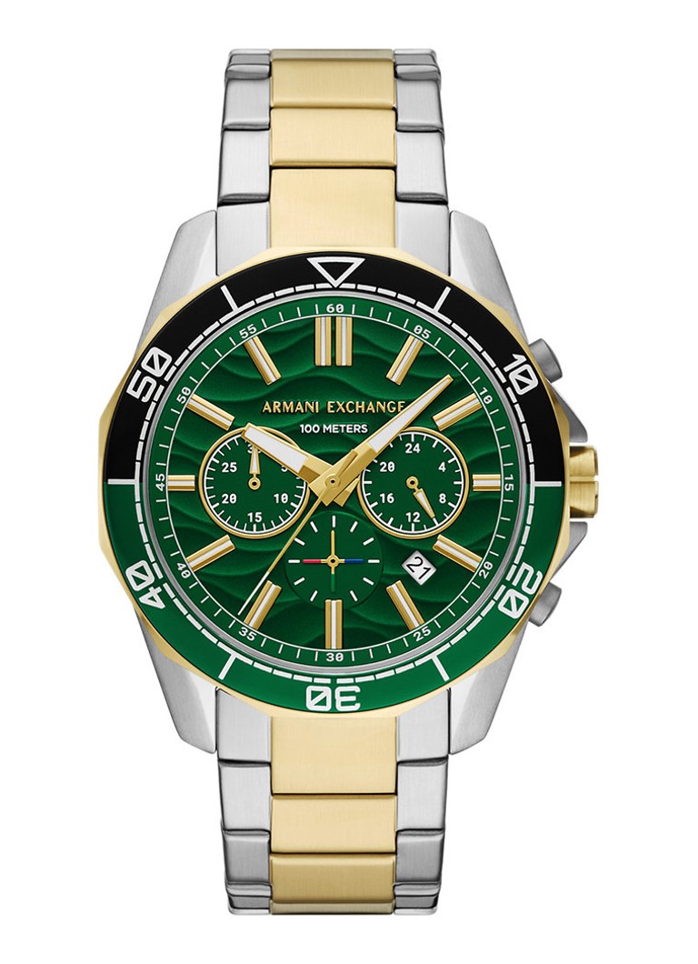 Armani Heren Horloge AX1966 in de kleur Zilver