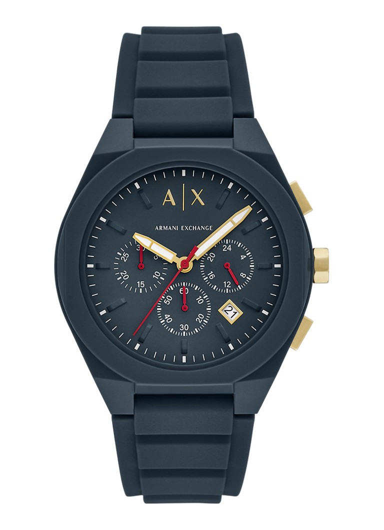 Armani Heren Horloge AX4168 in de kleur Petrol
