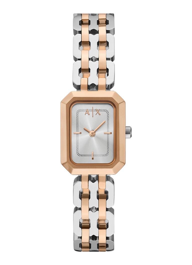 Armani Dames Horloge AX5810 in de kleur Roségoud