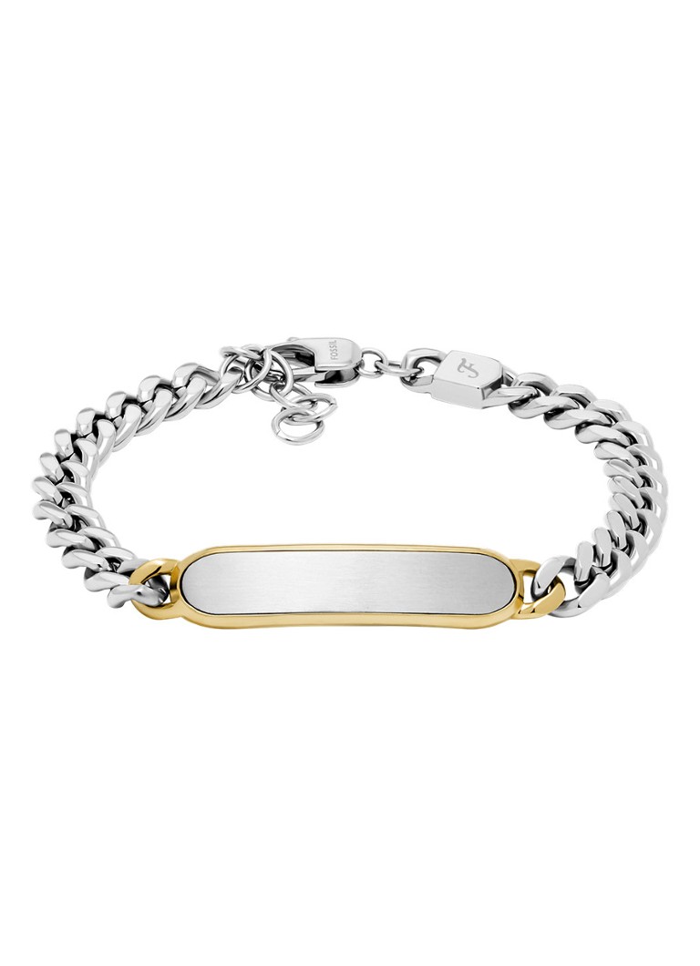 Fossil Heren Drew armband JF04851998 in de kleur Zilver