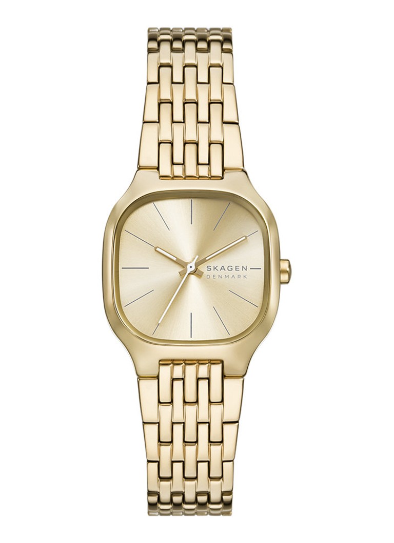 Skagen Dames Mellem Lille horloge SKW3162 in de kleur Goud