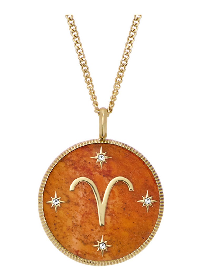 Fossil Dames Ketting met hanger JF04838710 in de kleur Goud