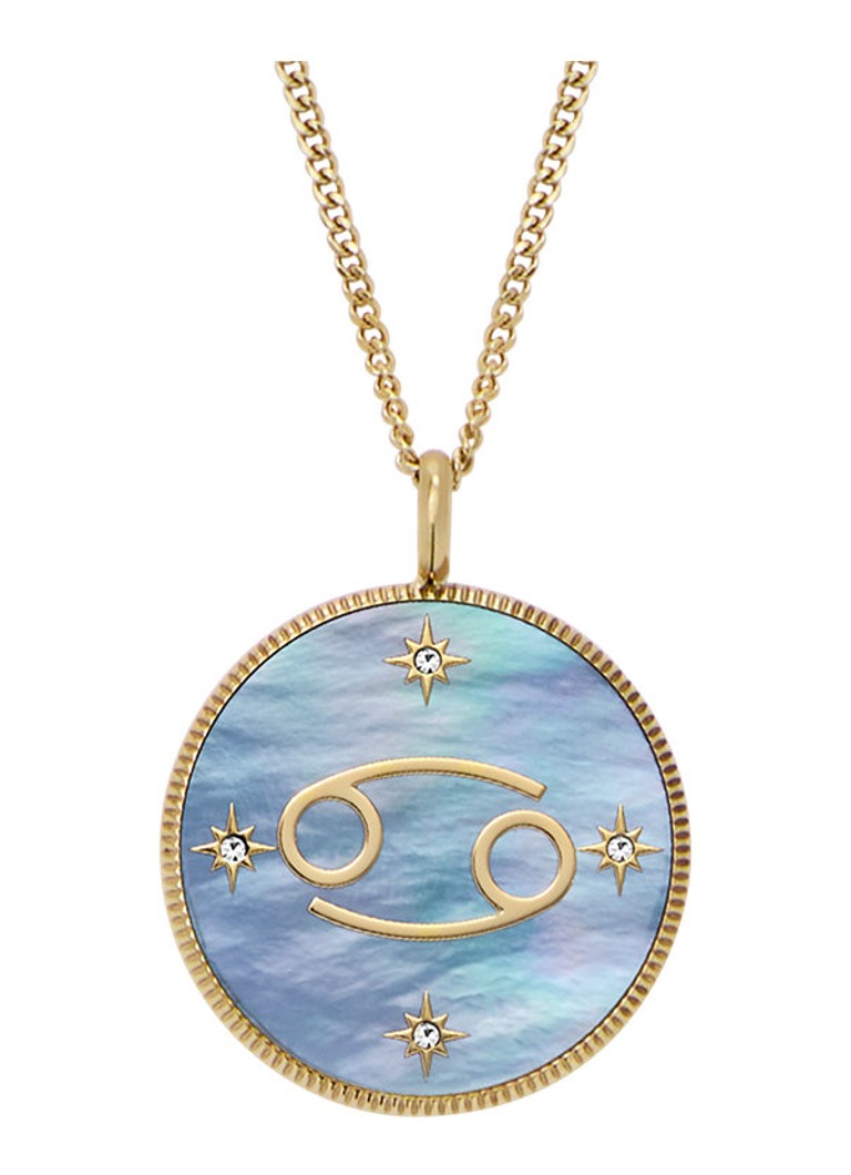 Fossil Dames Ketting met hanger JF04841710 in de kleur Goud