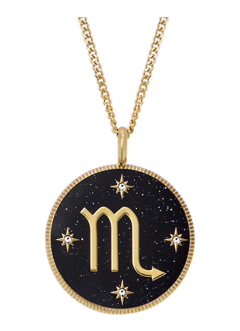 Fossil Dames Ketting met hanger JF04845710 in de kleur Goud