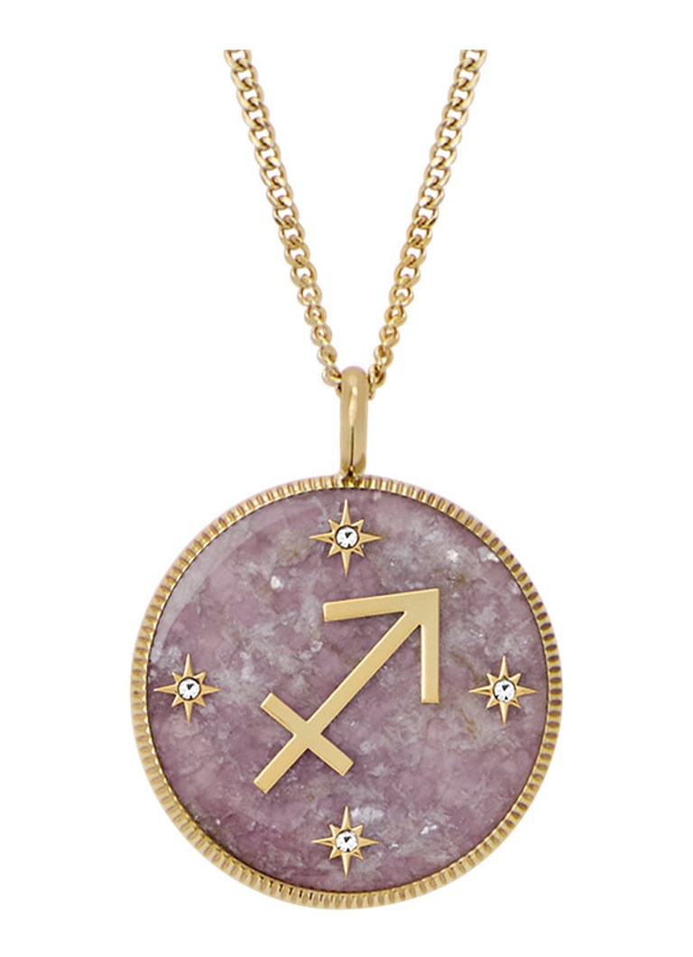 Fossil Dames Ketting met hanger JF04846710 in de kleur Goud