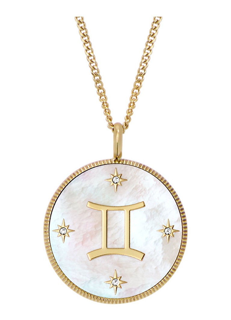 Fossil Dames Ketting met hanger JF04840710 in de kleur Goud