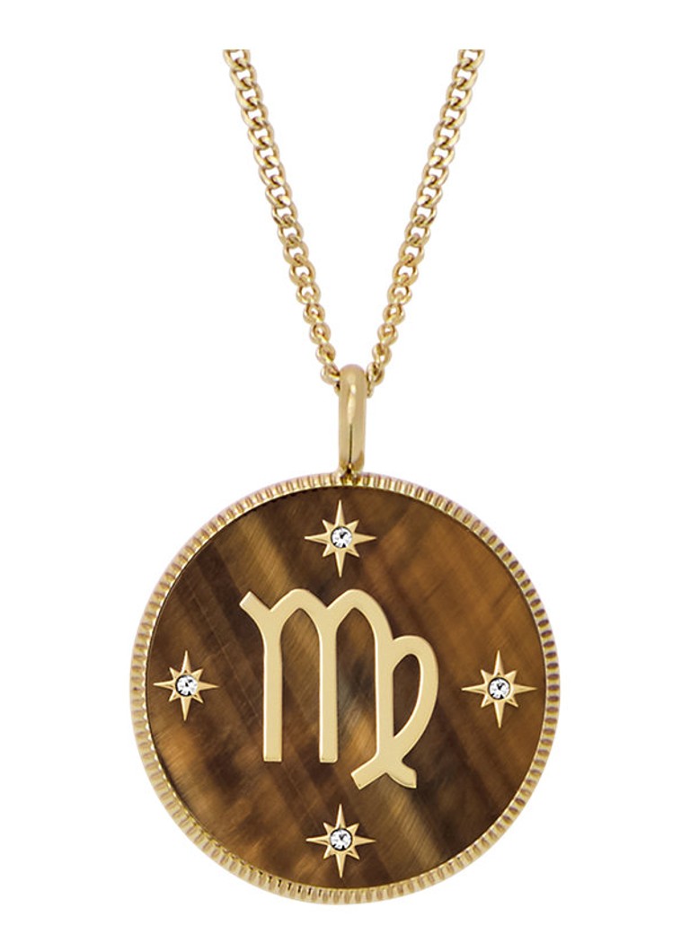 Fossil Dames Ketting met hanger JF04843710 in de kleur Goud