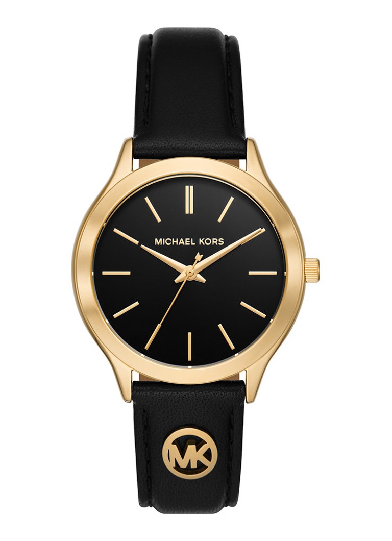 Michael Kors Dames Slim Runway horloge MK7553 in de kleur Goud