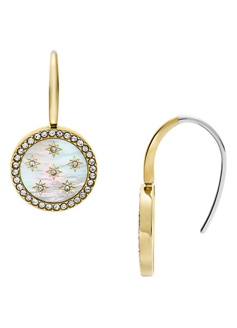 Fossil Dames Jewelry oorhangers JF04867710 in de kleur Goud