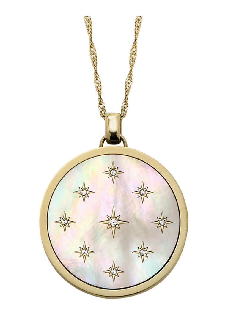 Fossil Dames Jewelry ketting met hanger JF04864710 in de kleur Goud