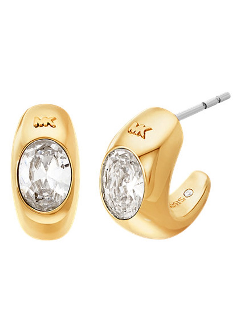 Michael Kors Dames Premium oorringen verguld MKJ8478710 in de kleur Goud