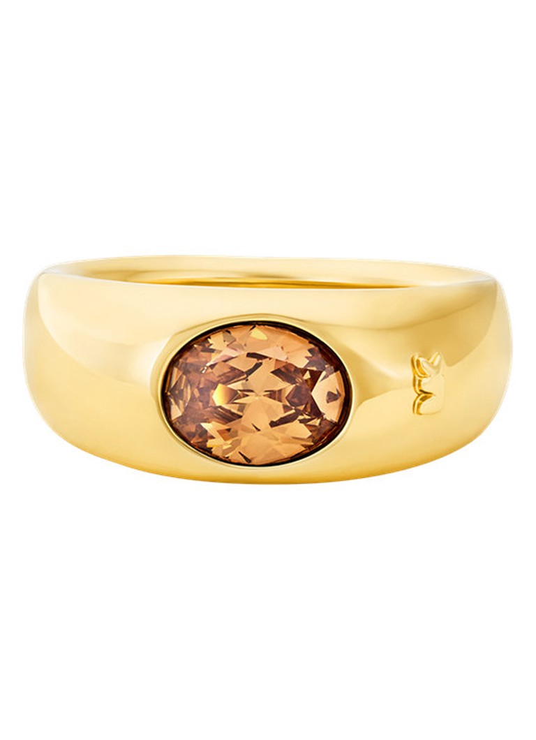 Michael Kors Dames Premium ring verguld MKJ8484710 in de kleur Goud