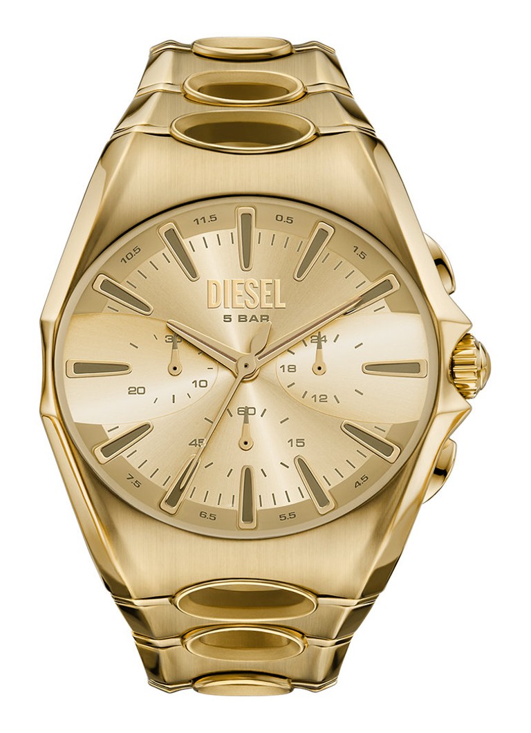 Diesel Heren D-Curve horloge DZ4695 in de kleur Goud