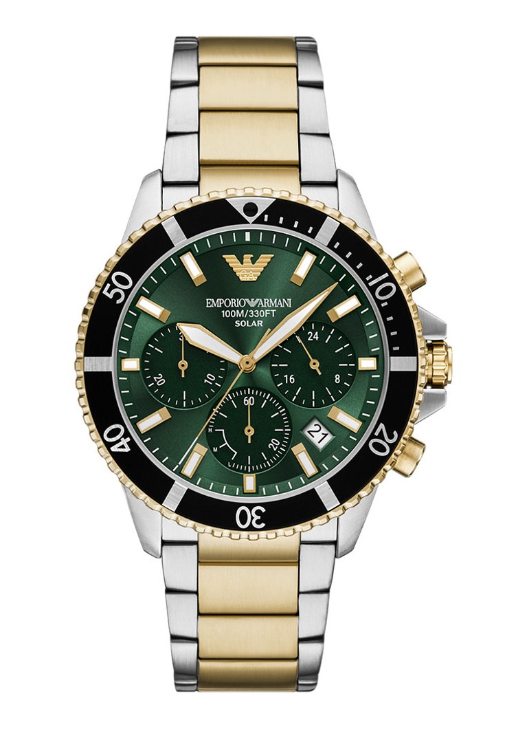 Armani Heren Horloge AR11695 in de kleur Zilver