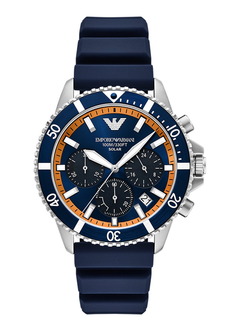 Armani Heren Horloge AR11696 in de kleur Zilver