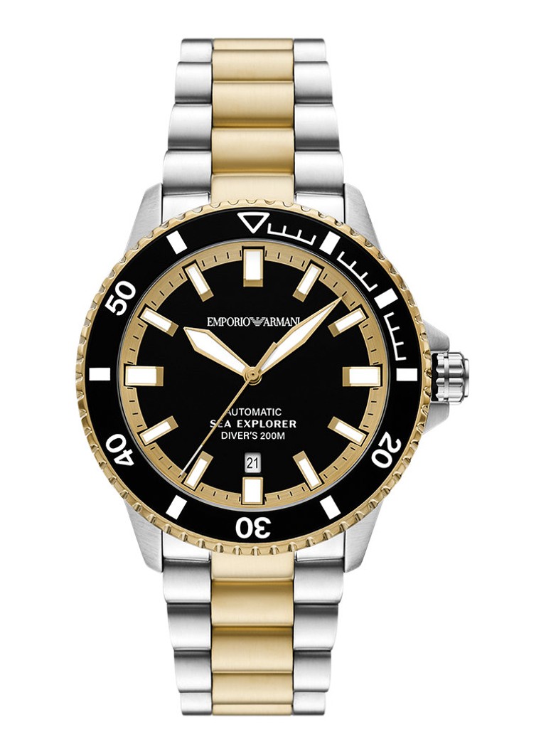 Armani Heren Horloge AR60089 in de kleur Zilver