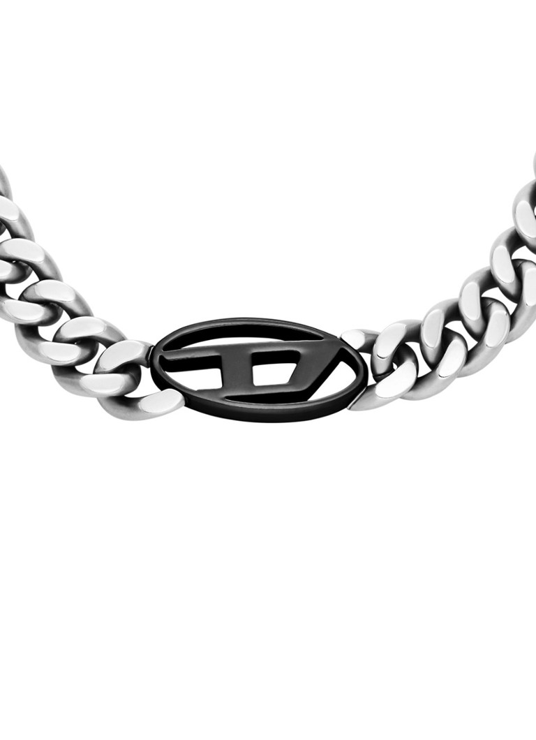 Diesel Dames Ketting DX1635931 in de kleur Zilver