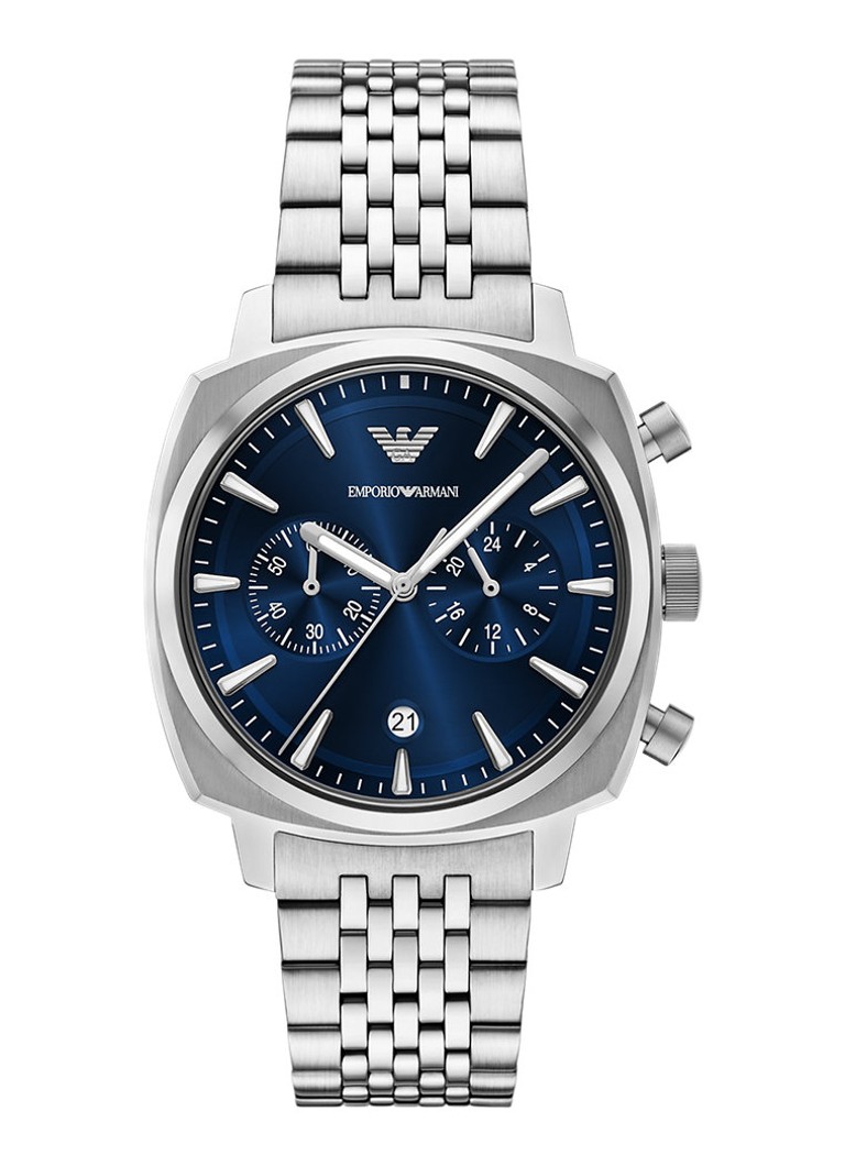 Armani Heren Horloge AR11688 in de kleur Zilver