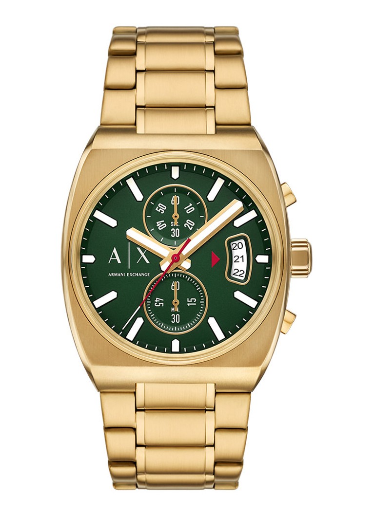 Armani Heren Horloge AX2822 in de kleur Goud