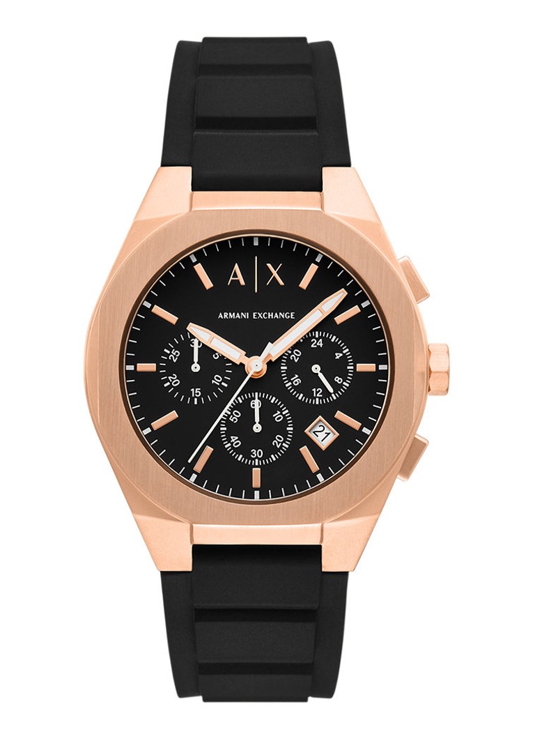 Armani Heren Horloge AX4190 in de kleur Roségoud