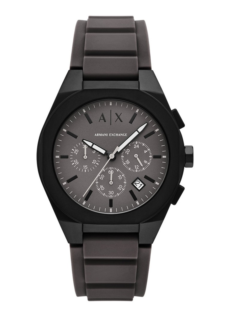 Armani Heren Horloge AX4191 in de kleur Zwart