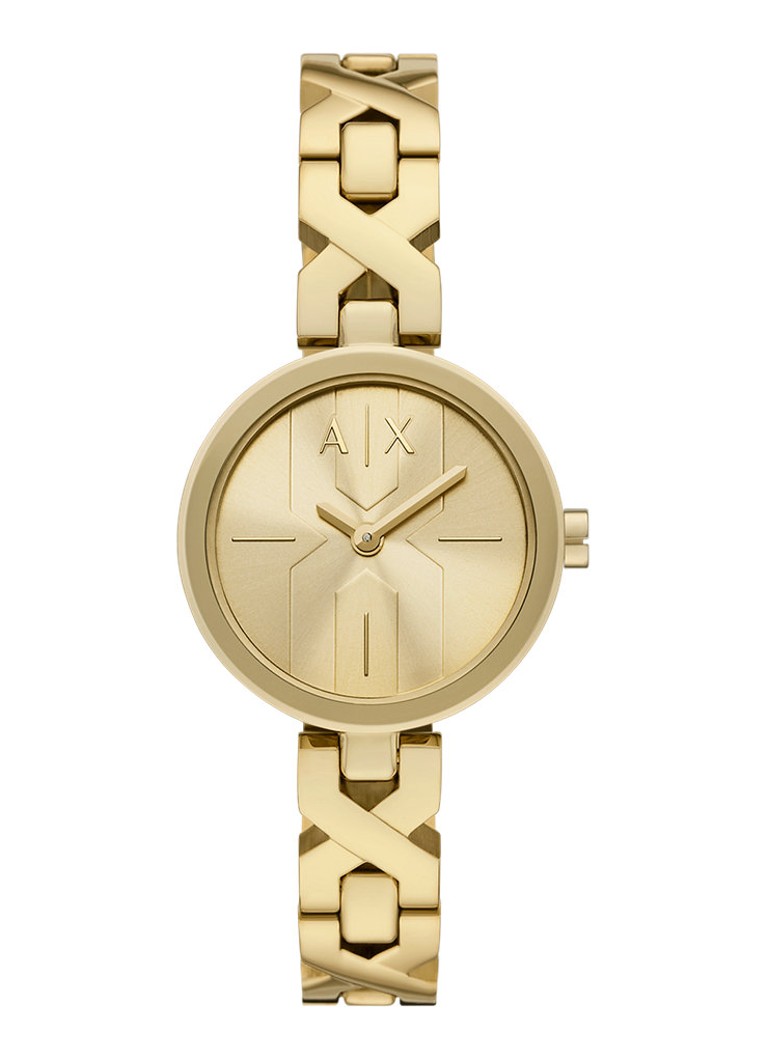 Armani Dames Horloge AX5831 in de kleur Goud