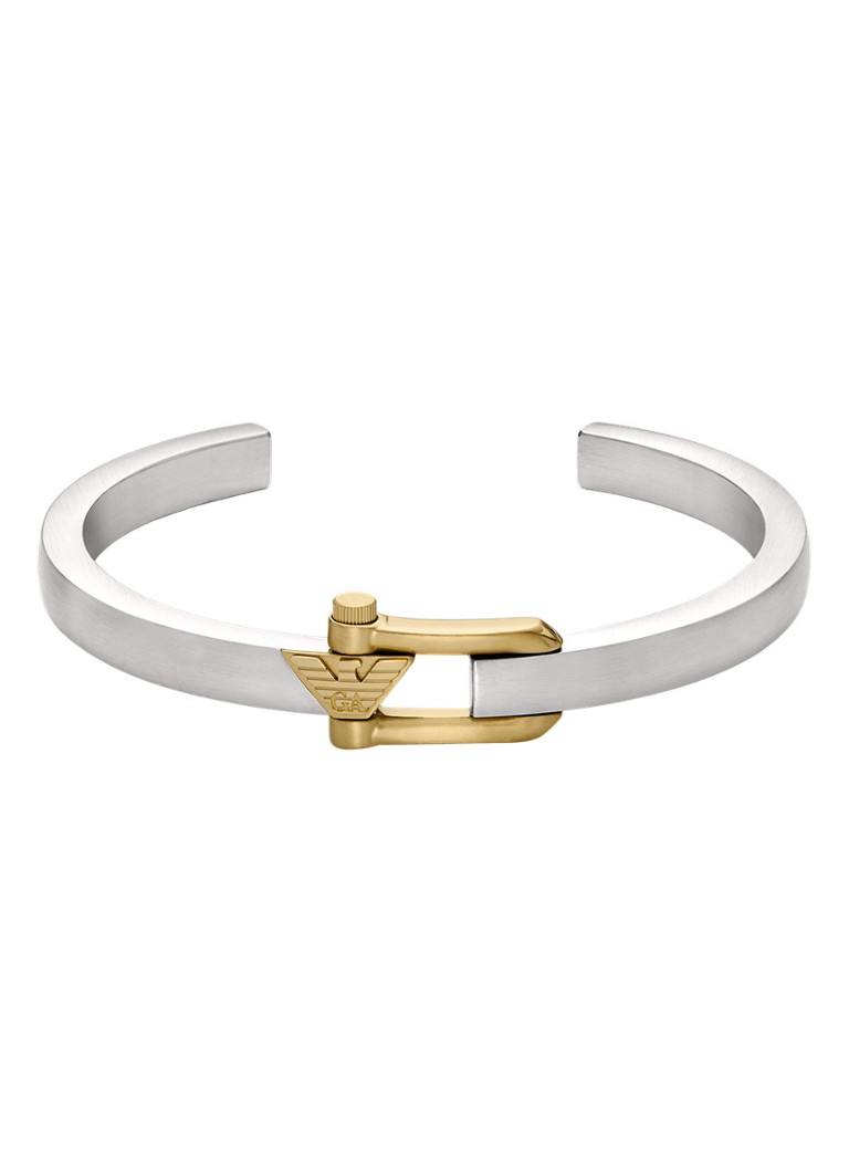Armani Heren Bangle EGS3244040 in de kleur Zilver