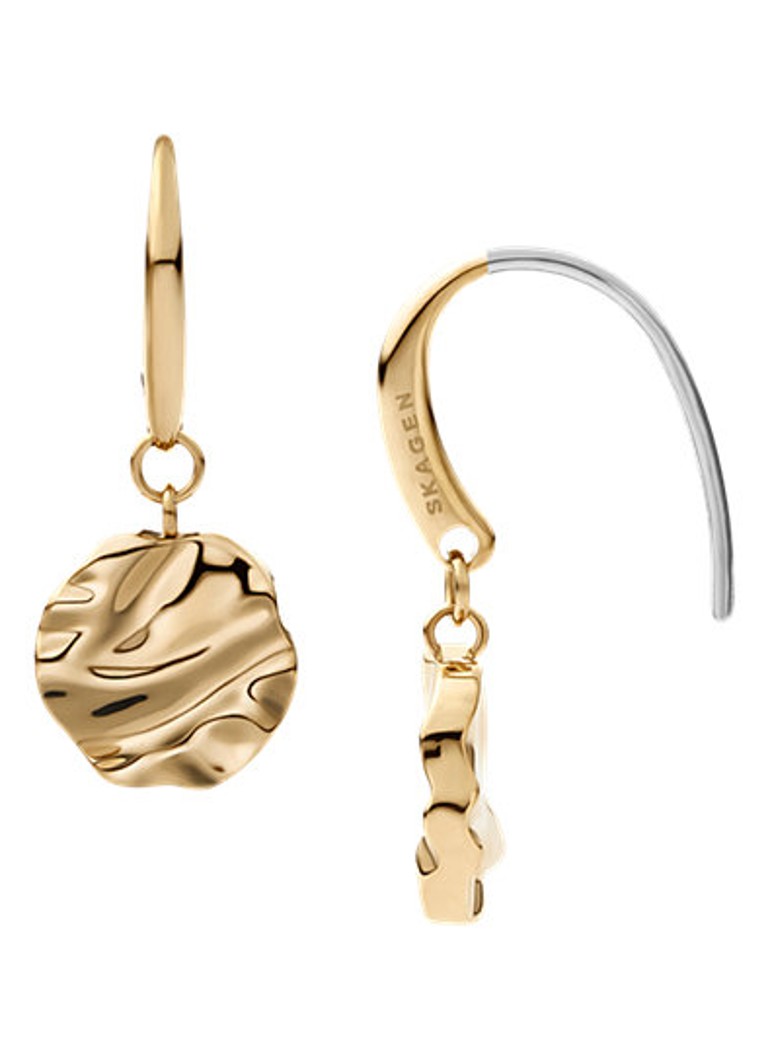 Skagen Dames Oorhangers SKJ1883710 in de kleur Goud