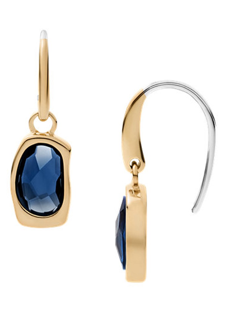 Skagen Dames Sofie Sea oorhangers SKJ1885710 in de kleur Goud