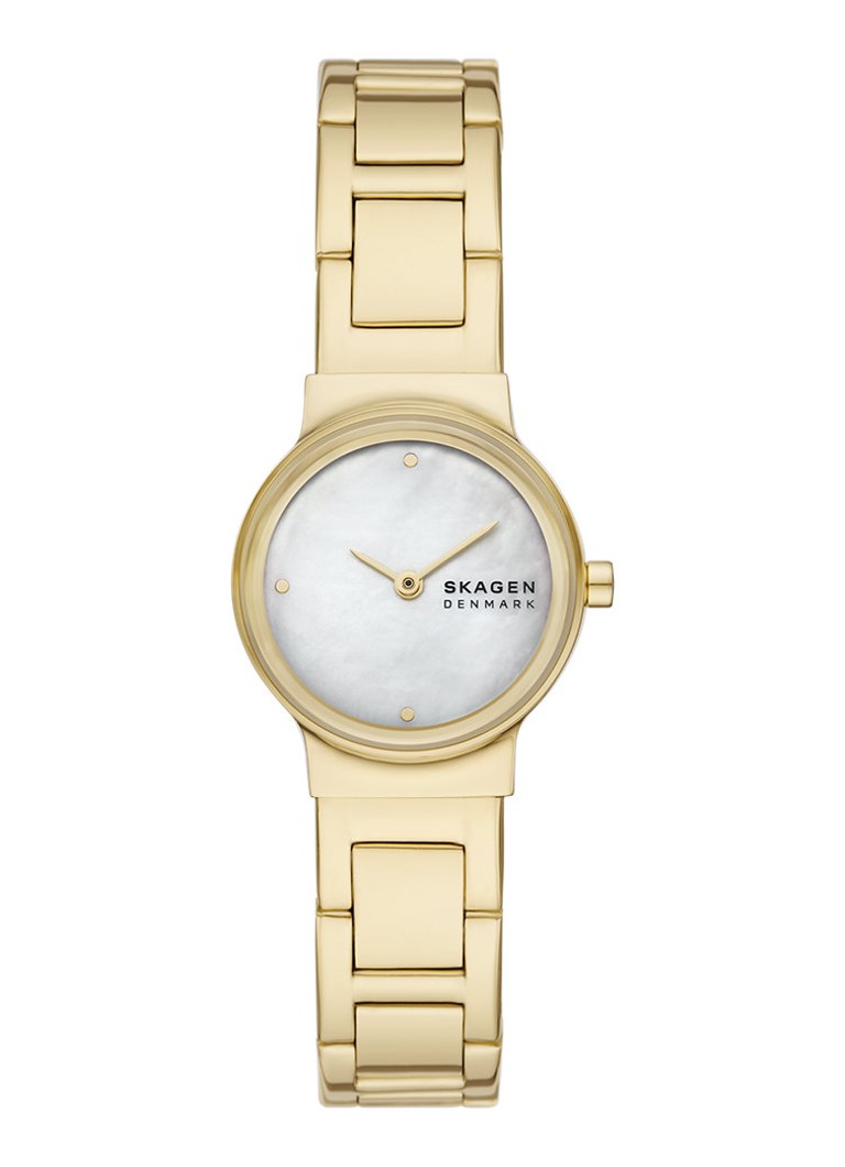 Skagen Dames Freja Lille horloge SKW3167 in de kleur Goud