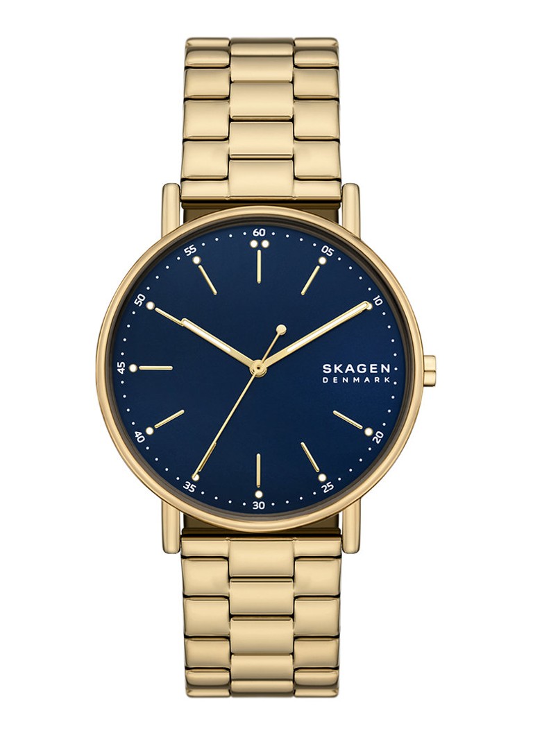 Skagen Heren Signatur horloge SKW6945 in de kleur Goud