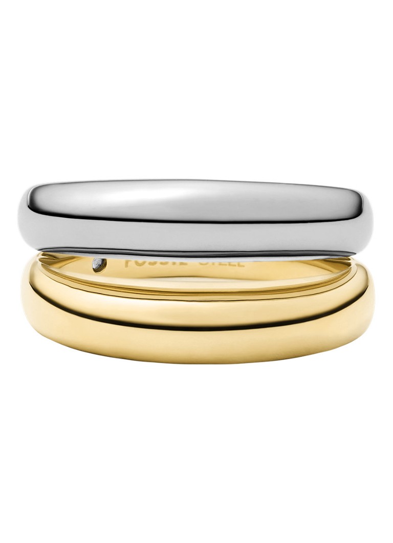Fossil Dames Ellis ring JF04876998 in de kleur Goud