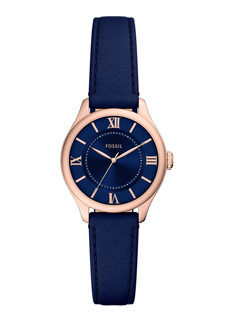 Fossil Dames Gilmore horloge ES5424 in de kleur Roségoud