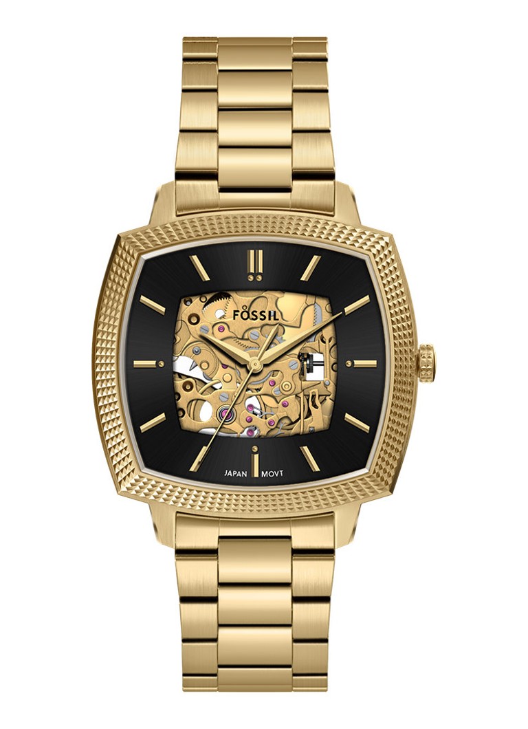 Fossil Dames Nick Jonas x Machine Luxe horloge LE1218 - Limited Edition in de kleur Goud