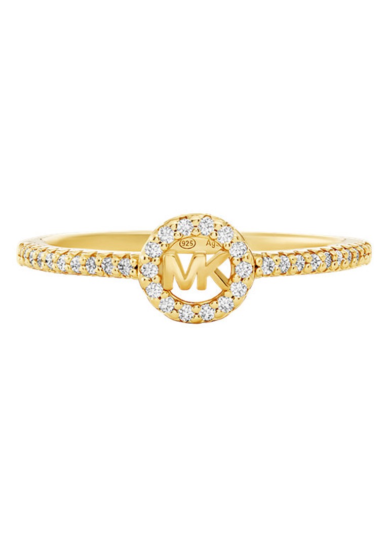 Michael Kors Dames Premium ring verguld MKC1829710 in de kleur Goud