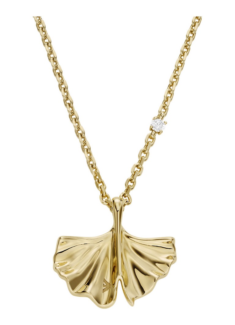 Armani Dames Ketting met hanger EGS3258710 in de kleur Goud