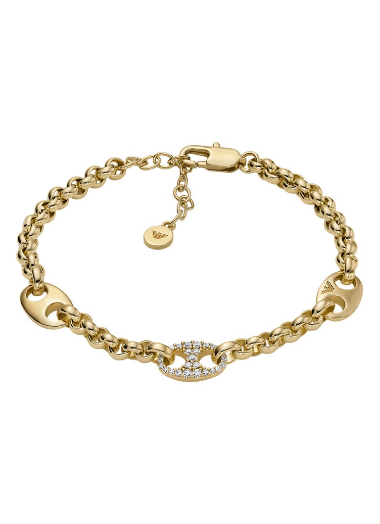 Armani Dames Armband verguld EGS3270710 in de kleur Goud