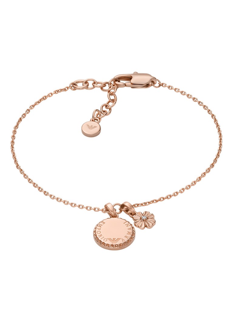 Armani Dames Armband EGS3278221 in de kleur Roségoud
