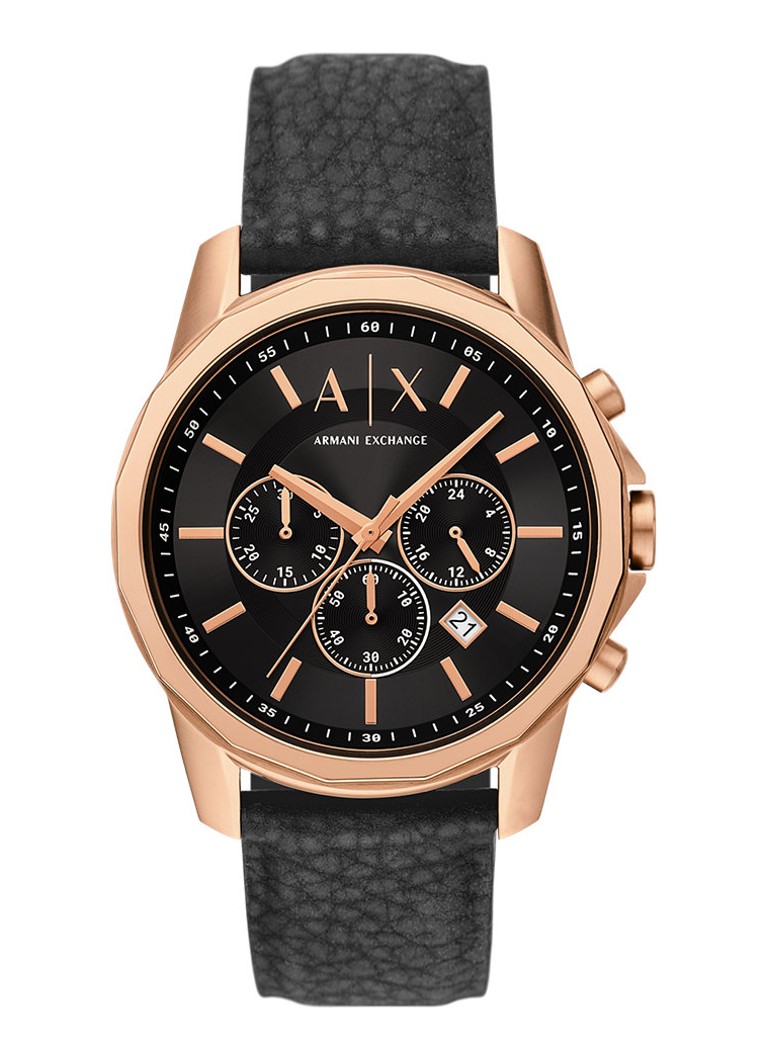 Armani Heren Horloge AX1769 in de kleur Roségoud
