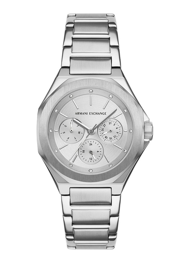 Armani Dames Horloge AX4622 in de kleur Zilver