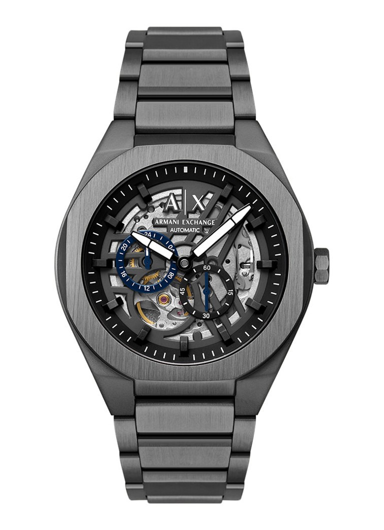 Armani Heren Horloge AX4195 in de kleur Antraciet
