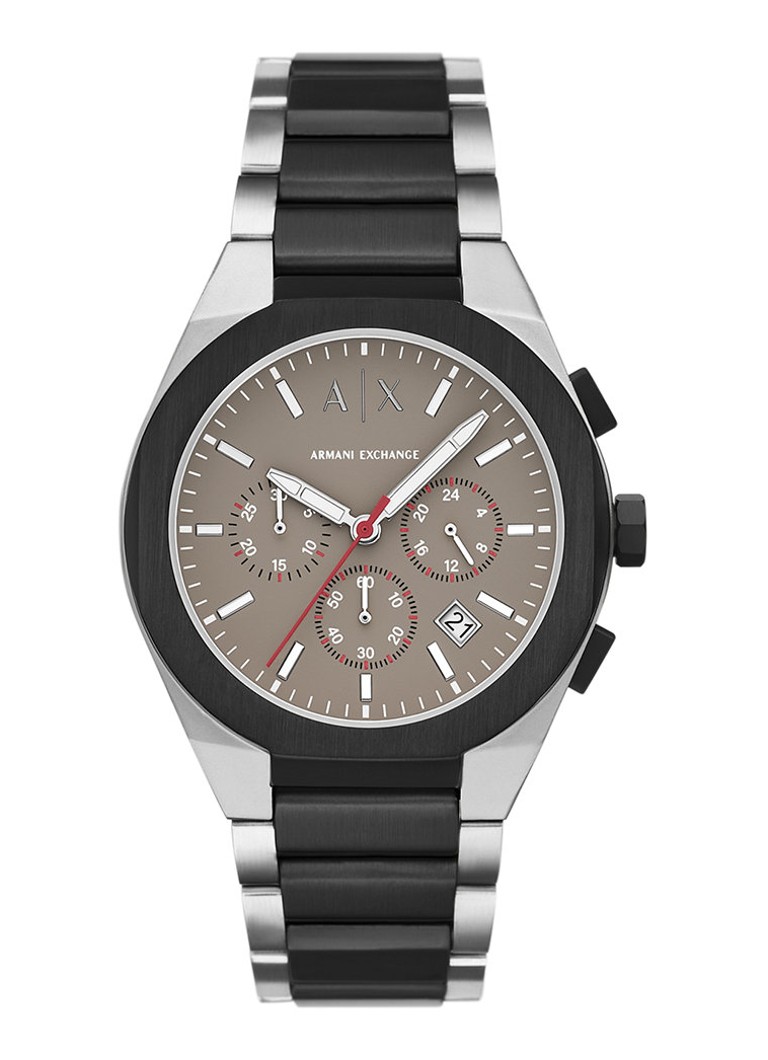 Armani Heren Horloge AX4199 in de kleur Zilver